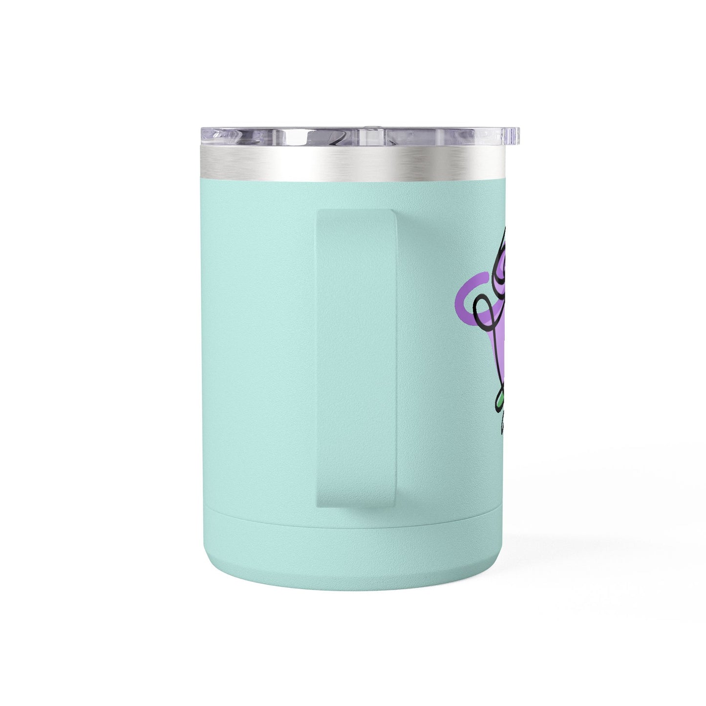 Personalized floral cup