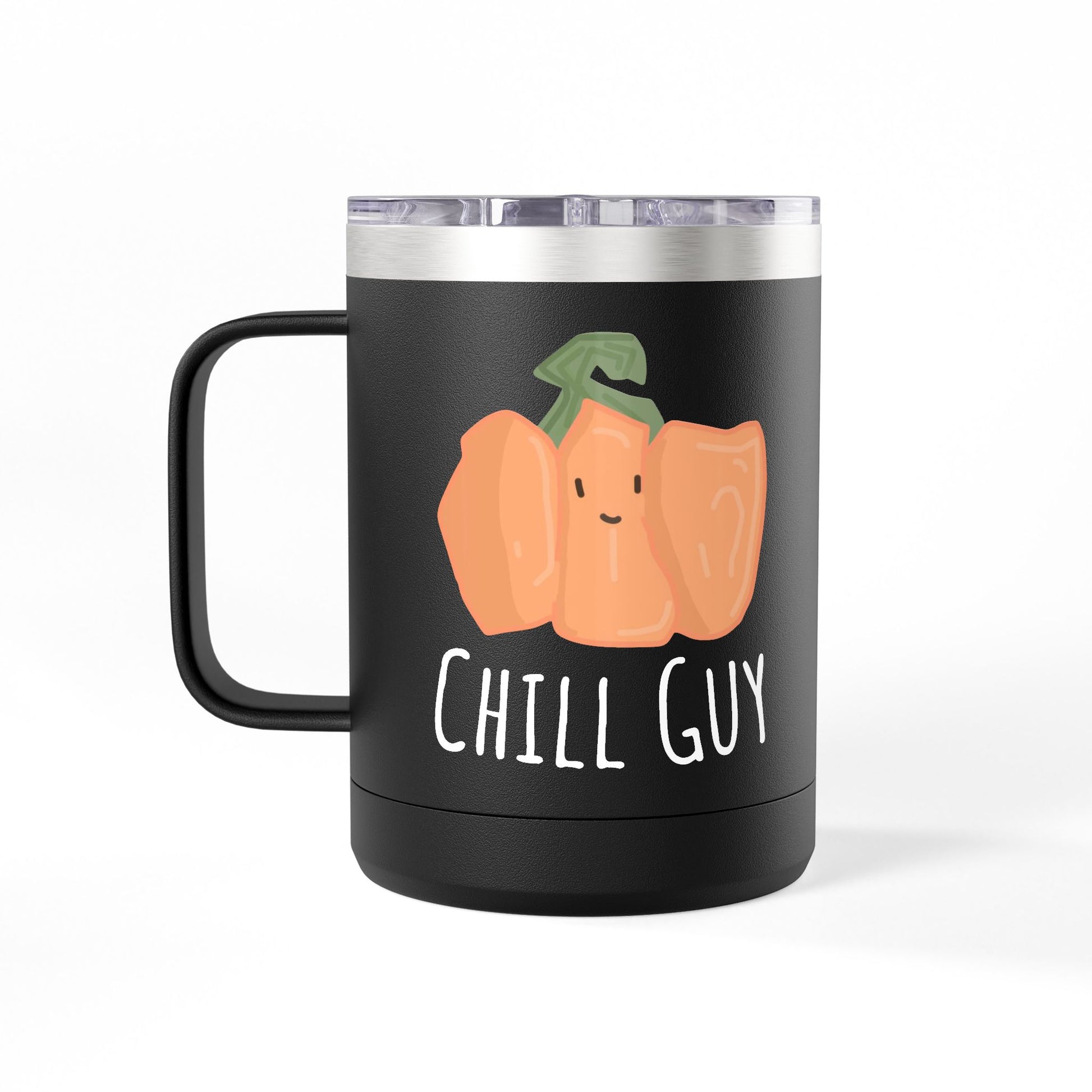 Chill Guy Pumpkin Tumbler