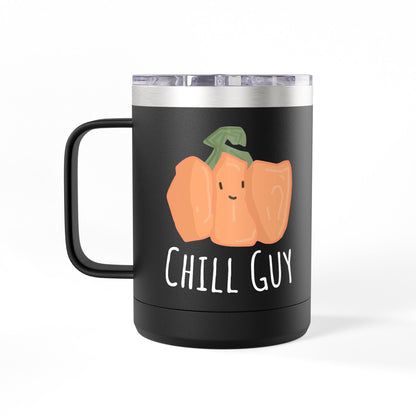 Chill Guy Pumpkin Tumbler