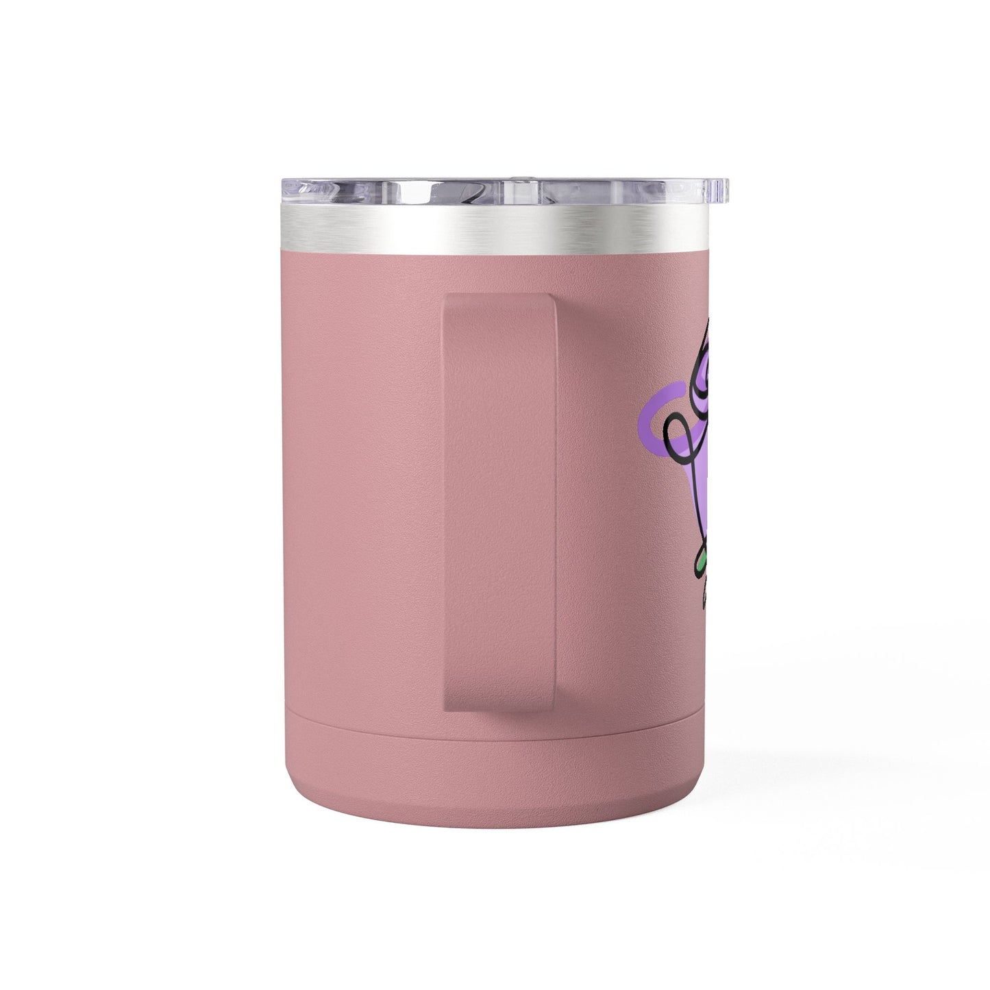 Personalized floral cup