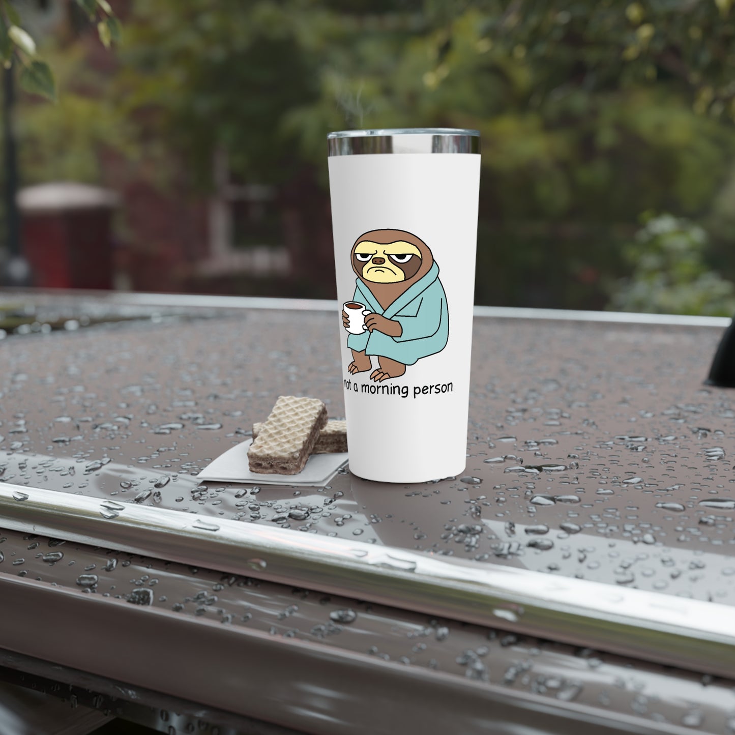 Insulated sloth cup