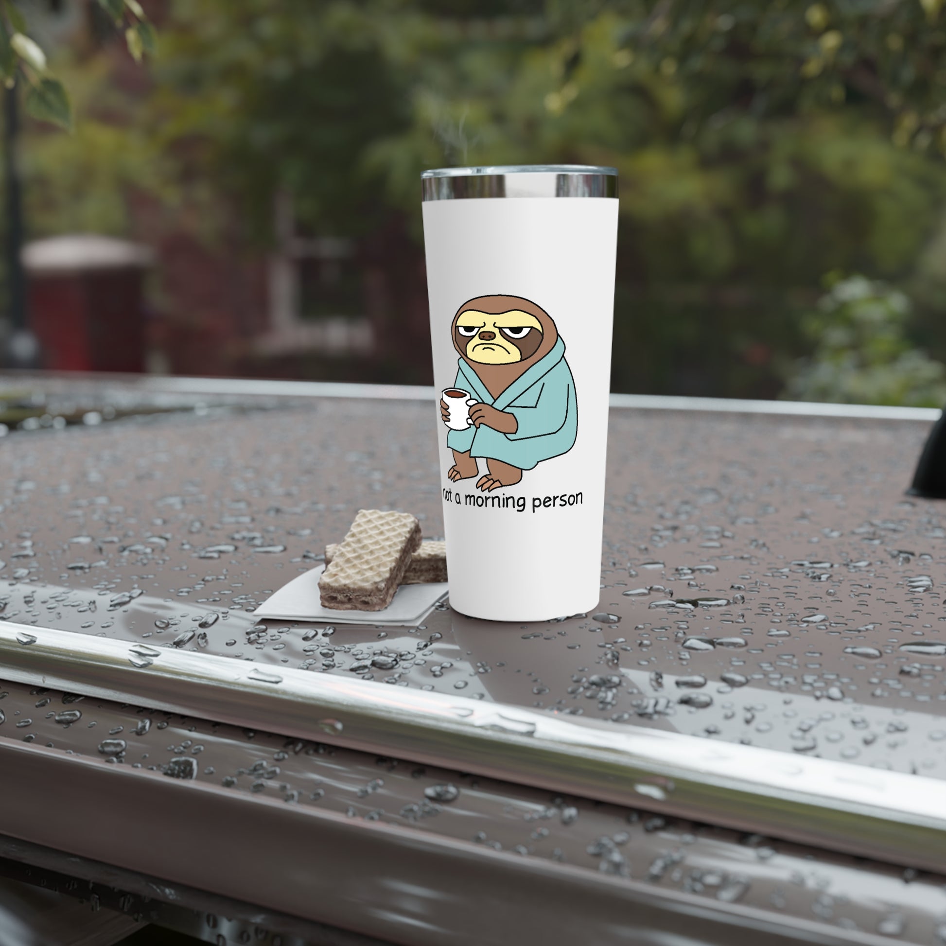 Insulated sloth cup