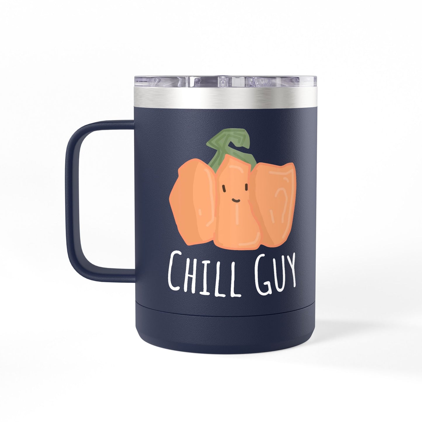 Chill Guy Pumpkin Tumbler