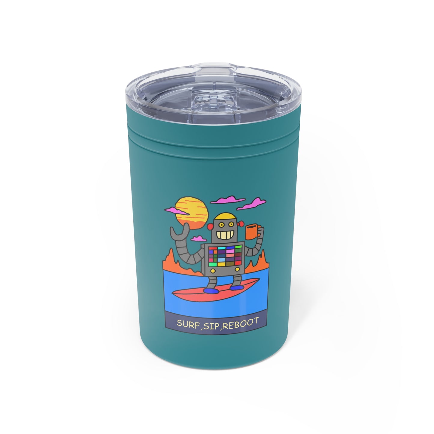Futuristic travel mug