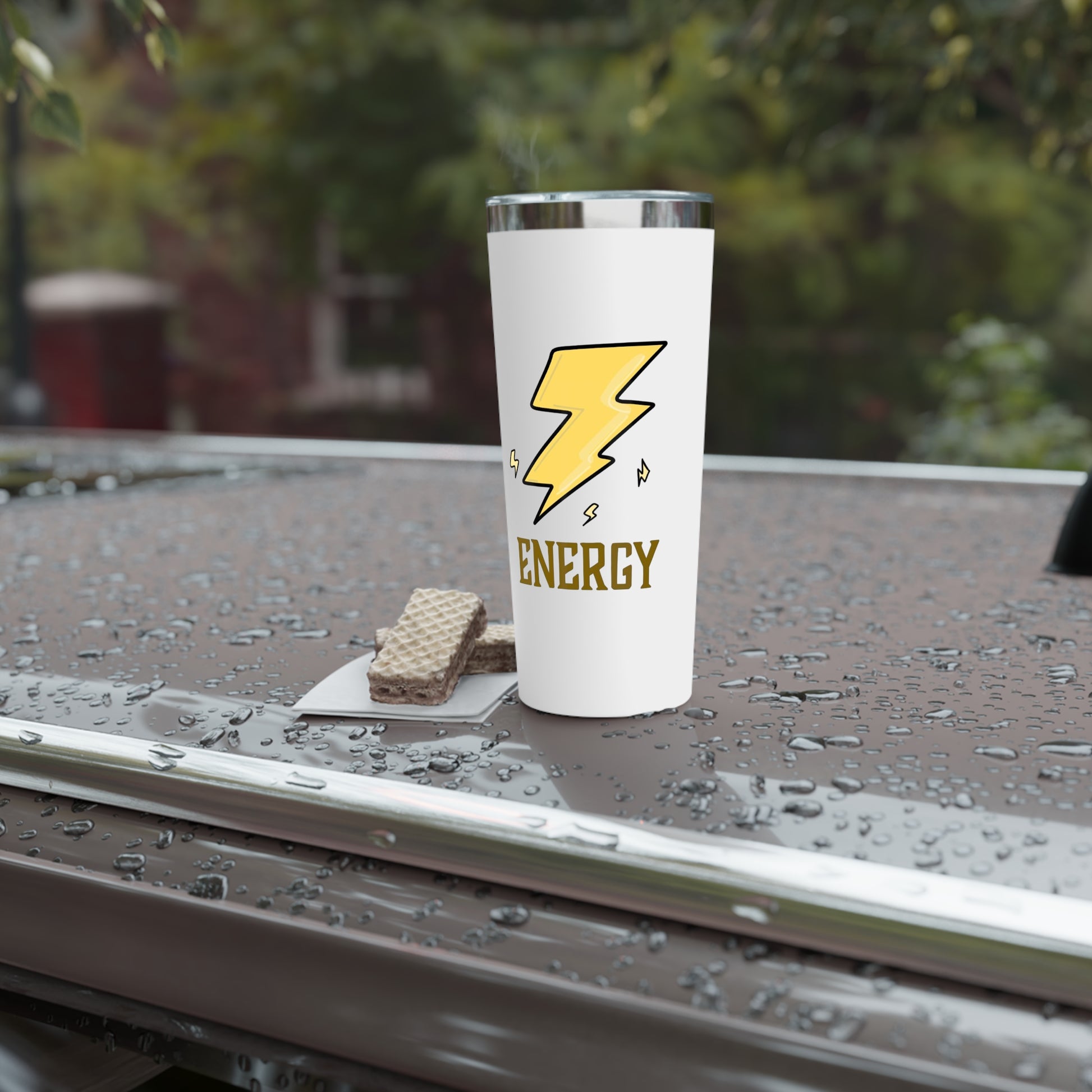 Motivational energy tumbler