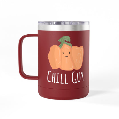 Chill Guy Pumpkin Tumbler