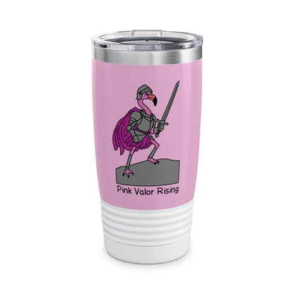 Pink stainless steel tumbler