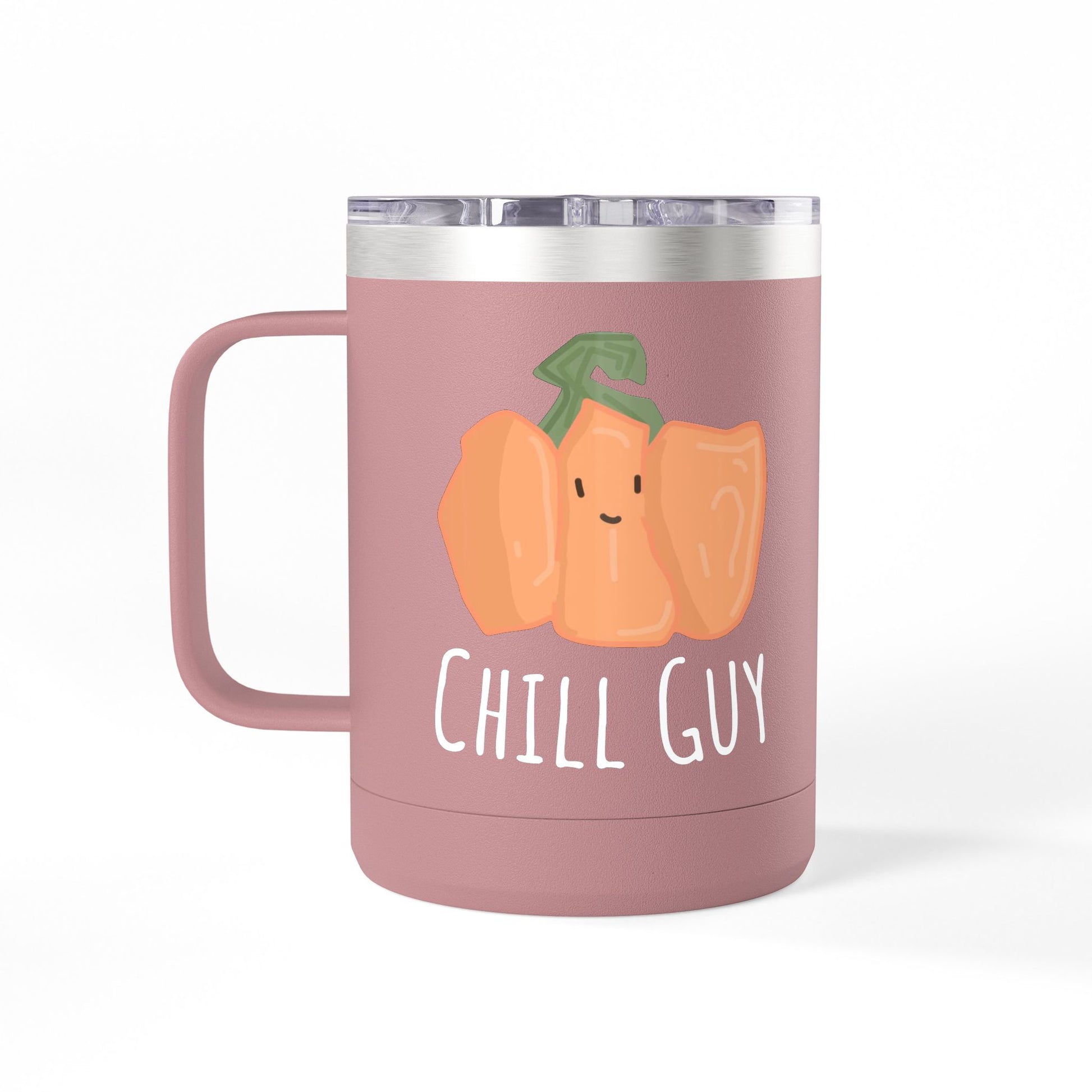 Chill Guy Pumpkin Tumbler