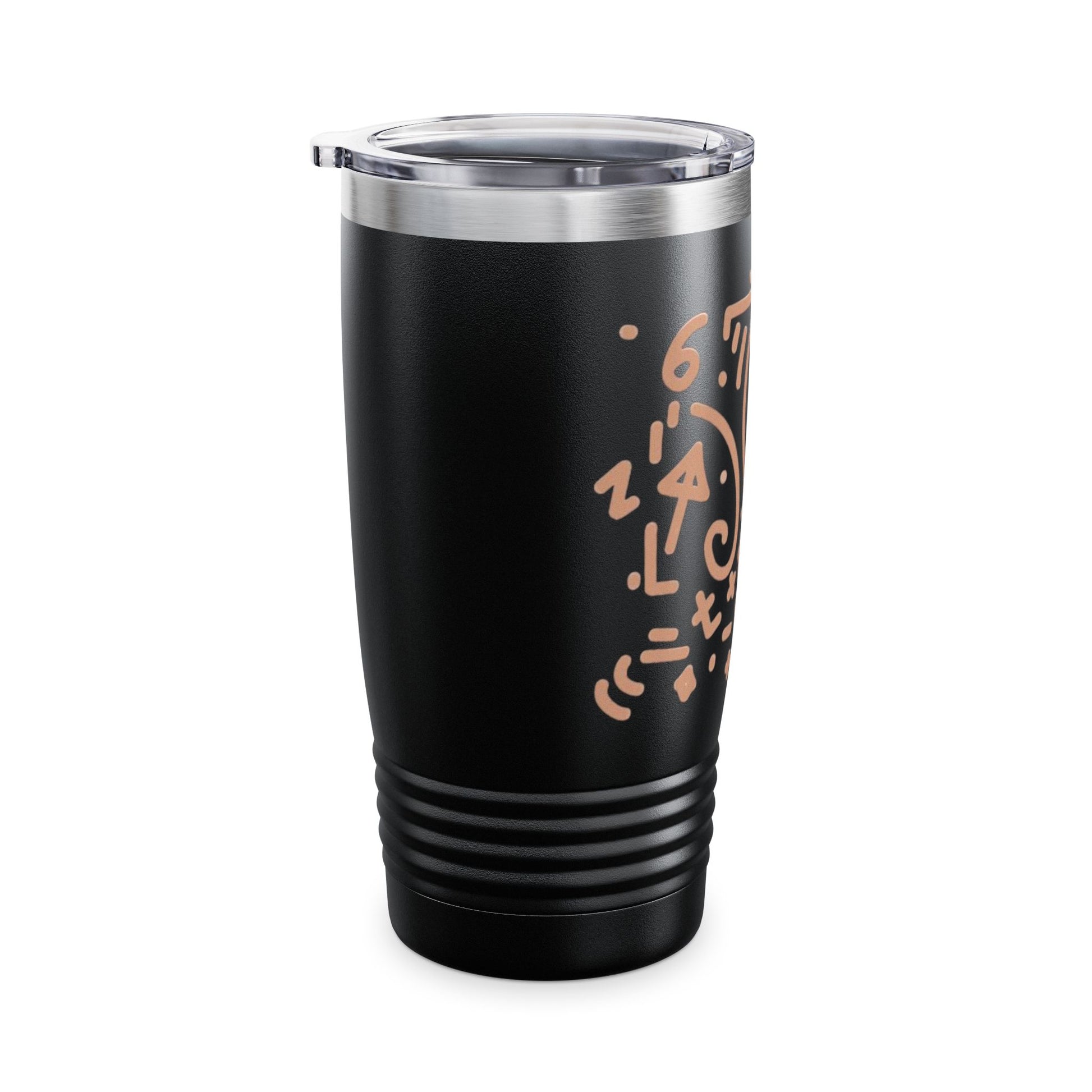 Artistic or sketch-style drinkware