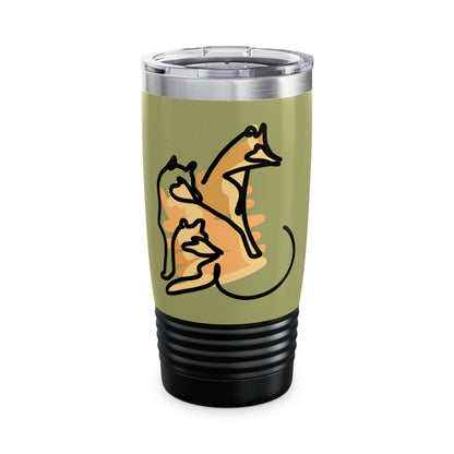 Woodland animal tumbler