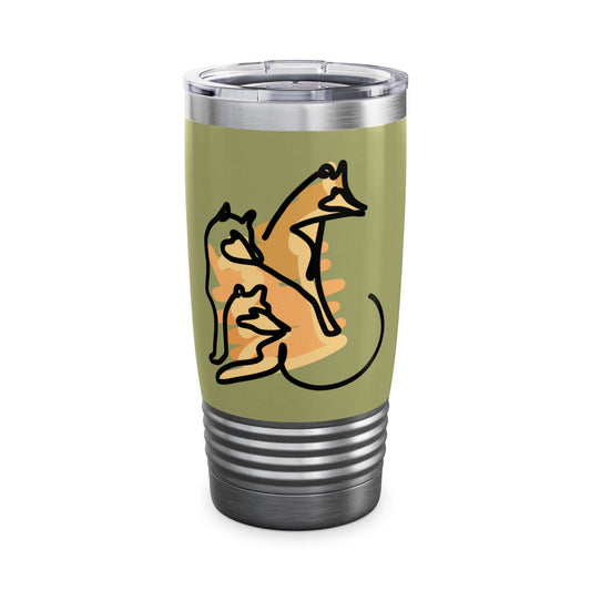 Woodland animal tumbler