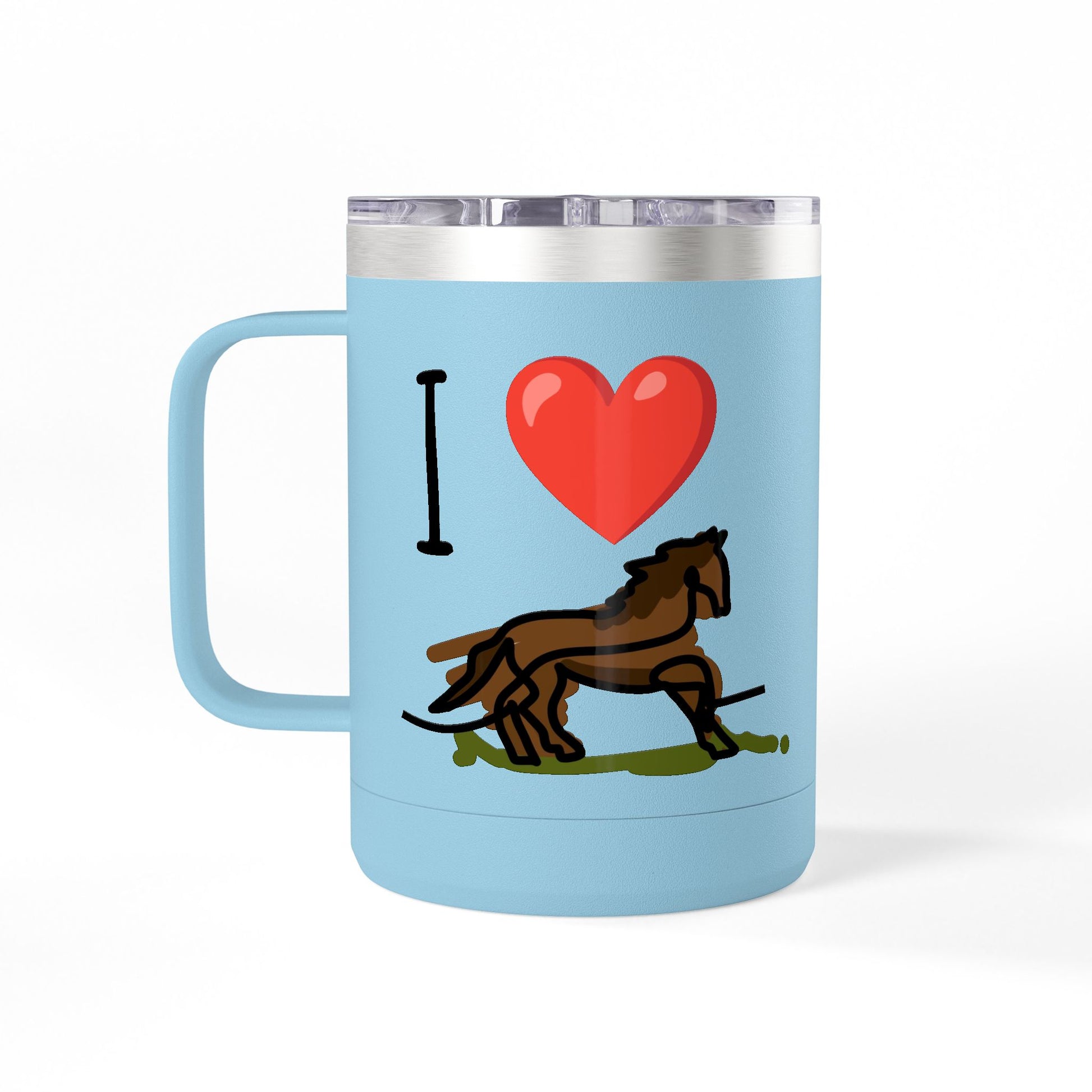 Unique Ceramic Coffee Mug for Horse Lovers