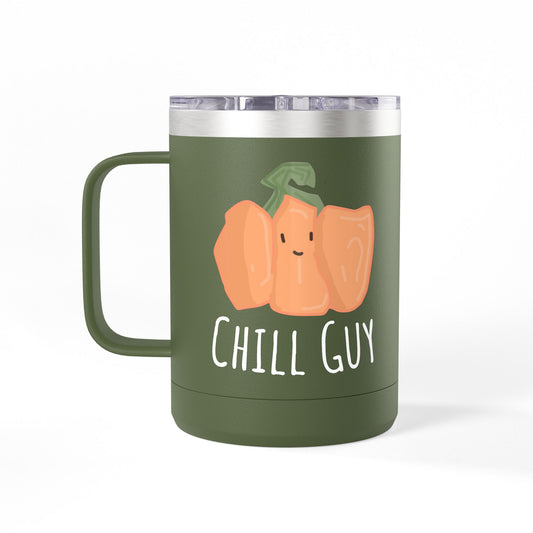 Chill Guy Pumpkin Tumbler