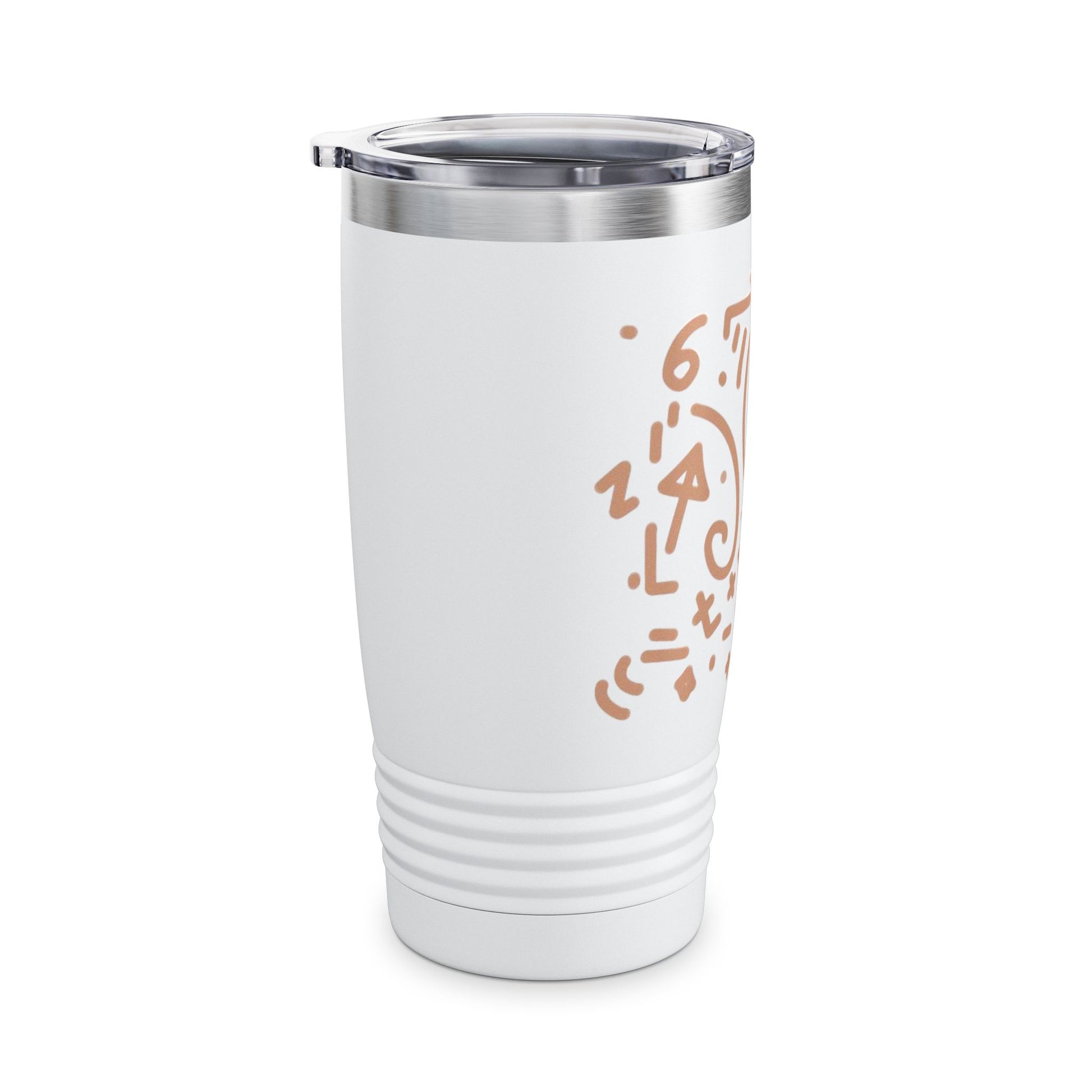 Artistic or sketch-style drinkware