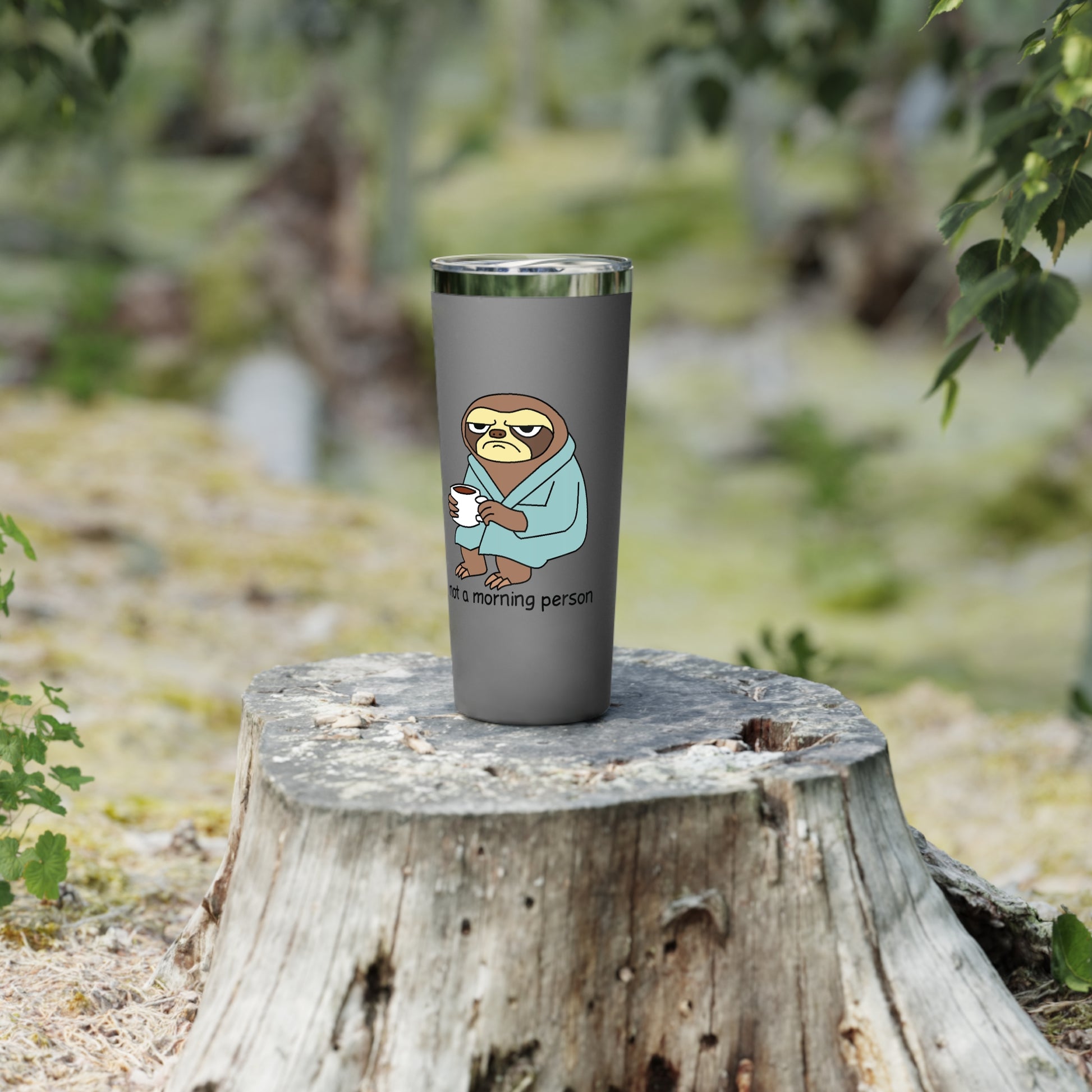 Insulated sloth cup